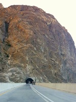Entering the AttaAbad tunnel Gilgit Baltistan - Pakistan